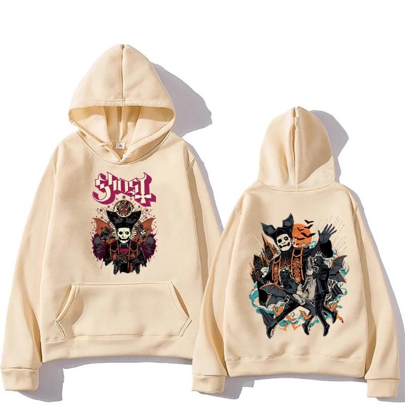 Ghost Music Band Autumn Winter Printed Men's Hoodie Brand Hoody Y2K Clothes Vintage Fashion Casual Unisex Long Sleeve Pullovers