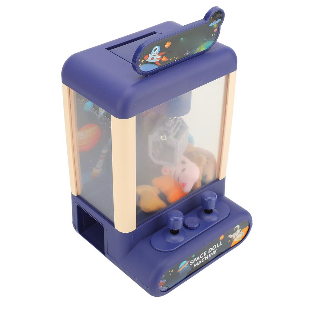 Kids Claw Machine Improve Eye Hand Coordination Interactive 10 Dolls and 10 Capsules Doll Grabber