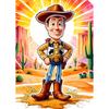 Disney Pearl Art Woody the Cowboy Pearl Art Painting Kit  Creative Gift for Adults Beginners Unique Home Wall Decor