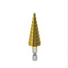 4-32mm/4-12mm/4-20mm Hss Step Drill Bit, Straight Groove Drill Titanium Coated Metal Driller, Drilling Tools Set