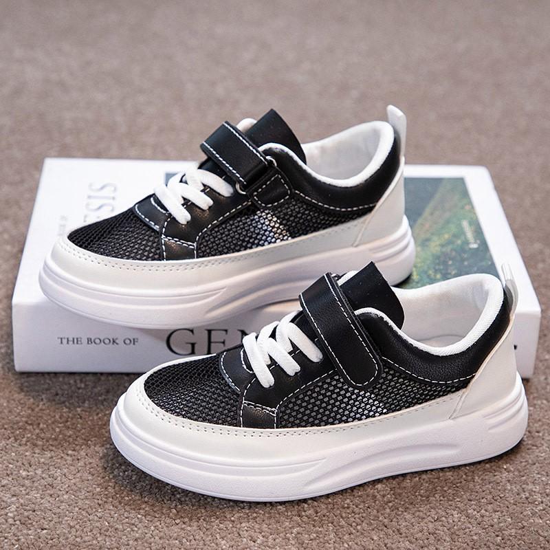 Kids Breathable Mesh Sneakers With Soft Rubber Sole Closure Boys Girls Outdoor Play Fall Winter