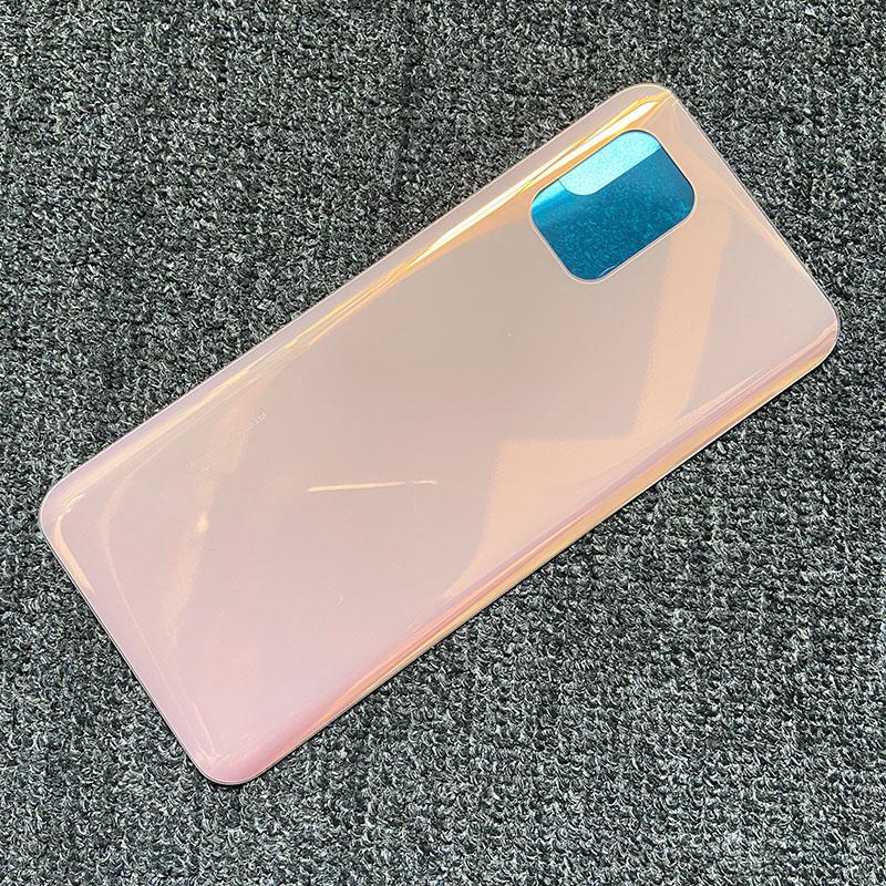 

Для Xiaomi Mi 10 Lite задняя крышка аккумулятора, стеклянная панель, задняя дверь для Xiaomi Mi10 Lite High розовый