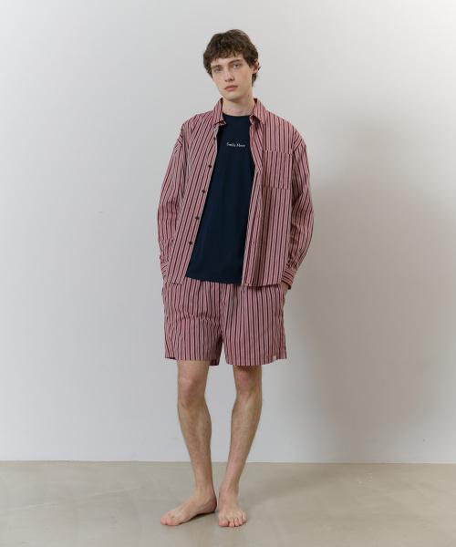 

[Atempo] Полосатый пижамный комплект [Отправка из Кореи] 100% Оригинал One Size