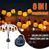 2/4PCS Halloween Solar Pumpkin Pathway Lamp Scary Solar Markers Lights Festival Theme Waterproof Outdoor Holiday Christmas decor