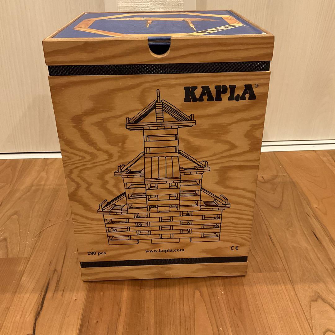 

[Б/У] Набор Kapla из 280 деталей с арт-буком (синий)