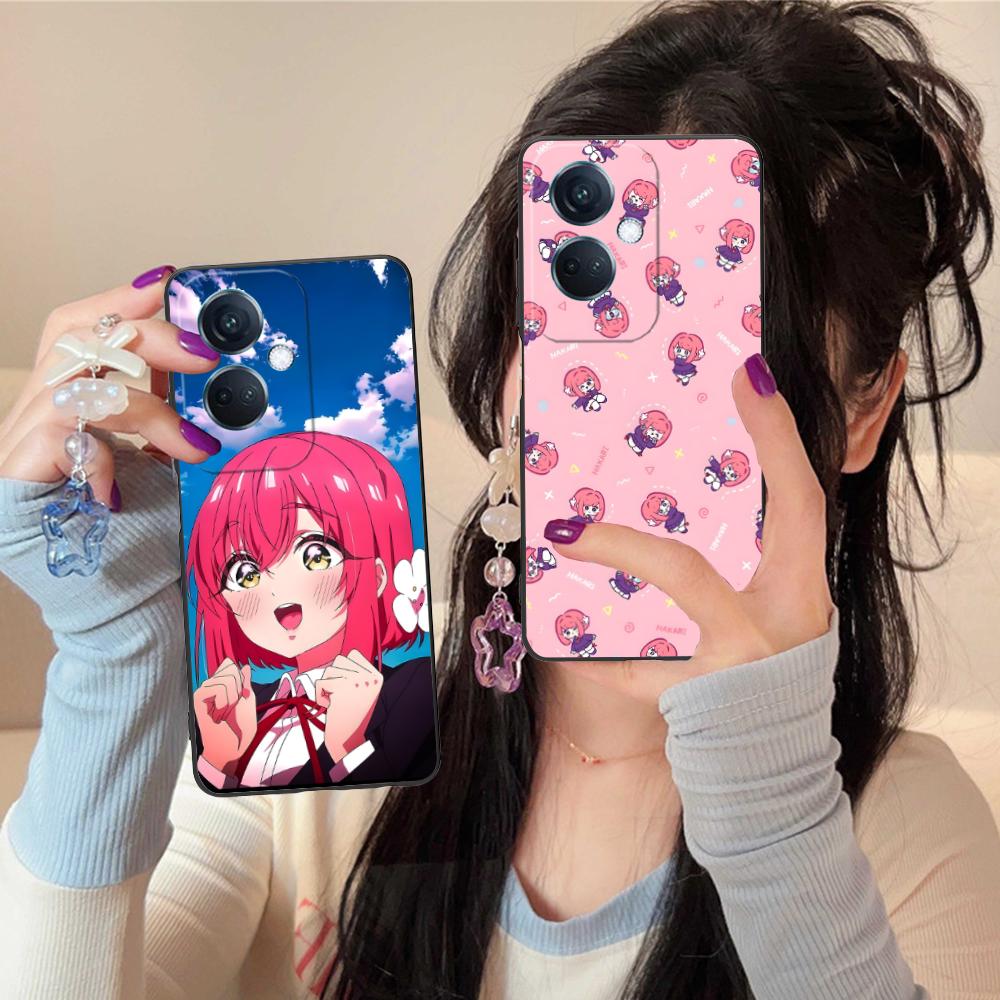 Anime Hakari Hanazono Matte TPU Mobile Phone Case for OPPO Reno 14 13 12 11 10 9 8 7 6 5 F T Pro 5G Colorful Printing Cover