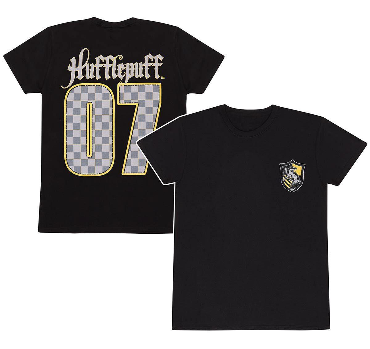 Harry Potter Quidditch Hufflepuff Unisex Adults T-Shirt S