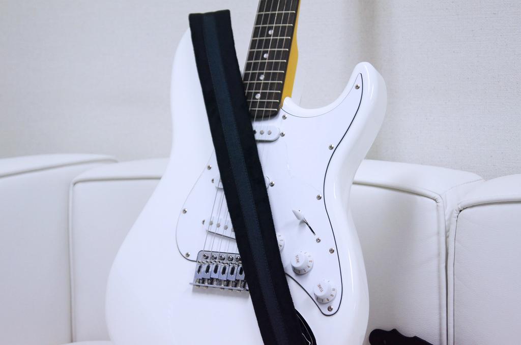STRAPS Guitar Strap Width Length PLAIN Black RightOn! 5cm, 86~150cm