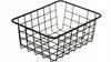 Metal Organizer Black Wire Basket For Fruit, Decorative Spices
