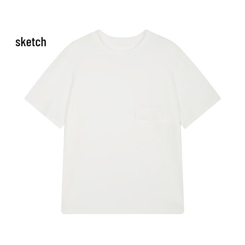 CROQUIS Men s 2026 Summer Loose Fit Crew Neck Long T-Shirt 9Q4114280 XL