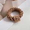 Korean Style Bear Elastic Thick Rubber Hair Tie for High Ponytails