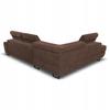 Corner Sofa, Foldable, F, Sleeping, Savio, Left, Family Furniture, Brown, Corduroy