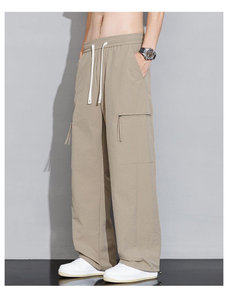 Gedijie Men's Loose Straight Work Pants