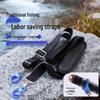 Cannon Rod Strap: Traditional Long Fishing Rod – New Model, Labor-Saving, Thickened with Silicone Ring and Shoulder Strap
