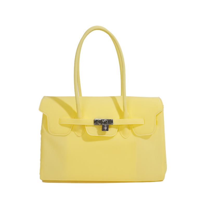 Borsa Jelly da Donna Trendy 2026: Borsa a busta grande capacità per il pendolarismo