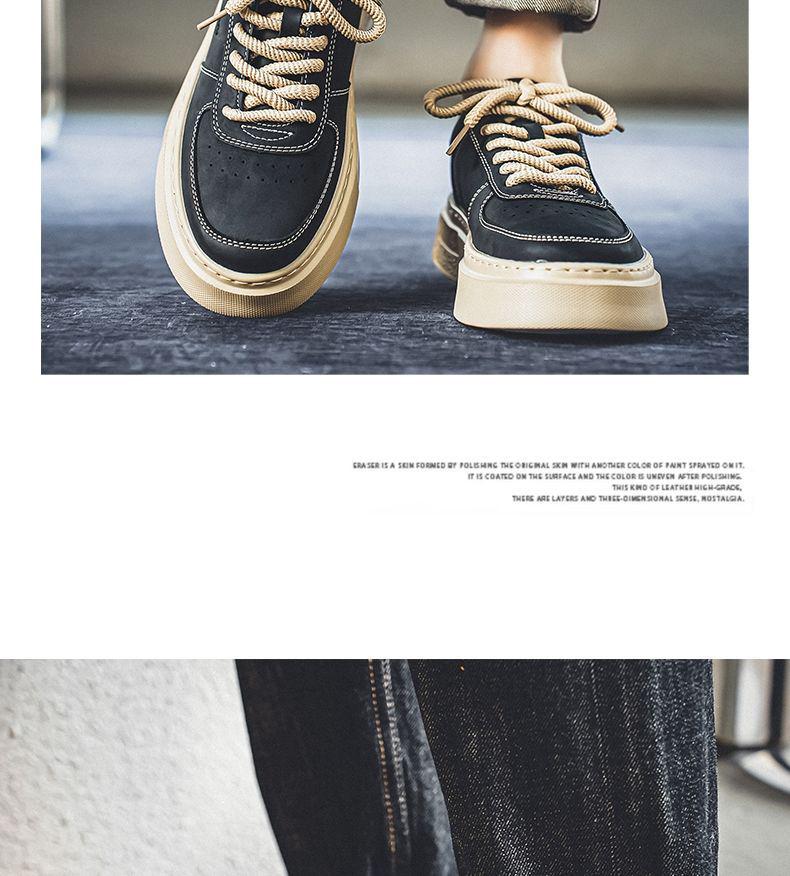 Pánské 2025 Jarní Ležérní Skate Boty na Silné Podrážce pro Teenagery - Všestranné, Stylové a Sportovní.