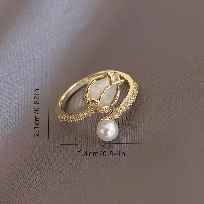 

Stylish Tulip Bud Design Ring, Fashion Accessory Specially Crafted for Teenagers