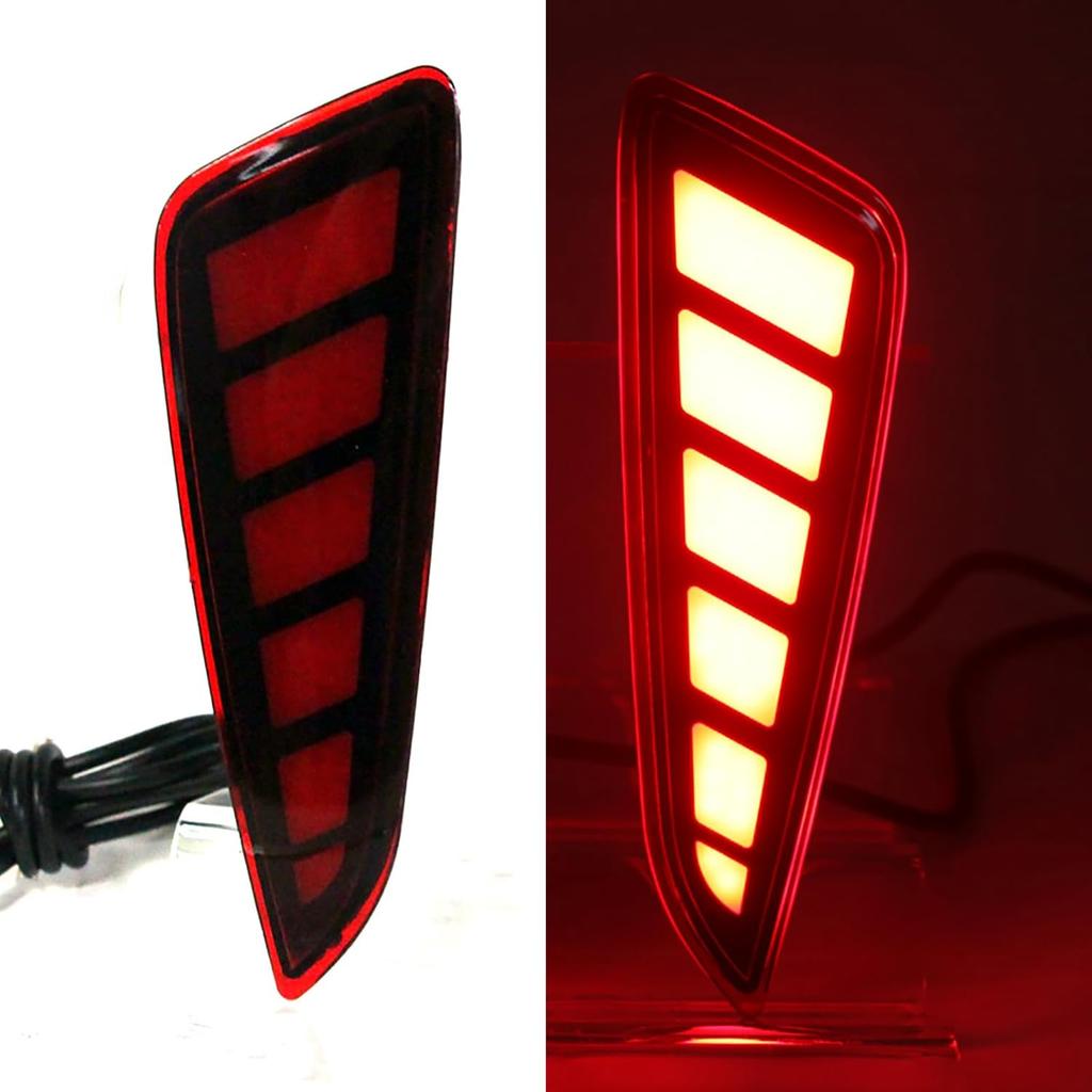 LED Rear Bumper Reflector Tail Light Fit for 2017-2022 Toyota C-HR CHR IZOA Fog Lights Brake Lights Turn Signal Light Accessories