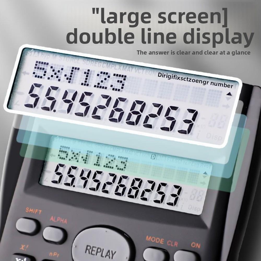2-Line Screen Scientific Calculator Multifunctional Student Calculator College