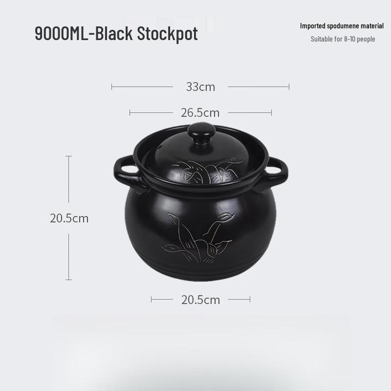 LIEI Ceramic Thickened Stew & Soup Pot