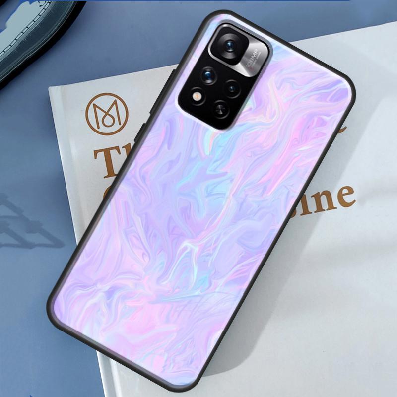 Holographic Iridescence Case For Redmi Note 12 11 Pro Cover For Redmi Note 10 8 9 Pro 10S 11S 9A 9C 12C 10A 10C
