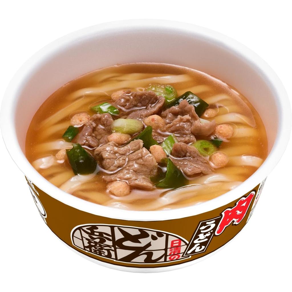 Donbei Meat Udon and Delicious Beef In Sweet Nissin Foods Instant 86g X 12 Packs [Rich Sauce] Noodles,