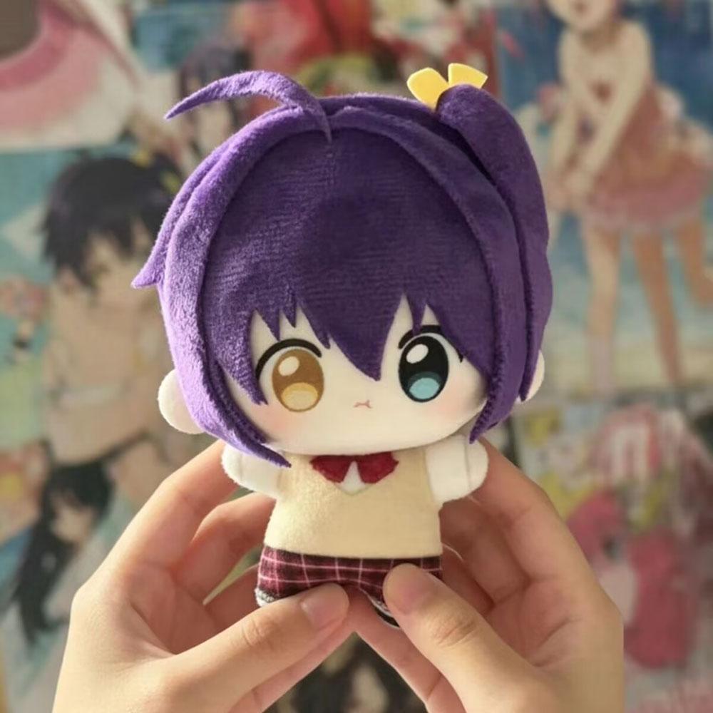 Takanashi Rikka Anhänger Plüschpuppe Bedruckt 10cm Take On Me Stofftier Rucksack Plüschtier Fans Weihnachtsgeschenk Geschenk 10cm blue