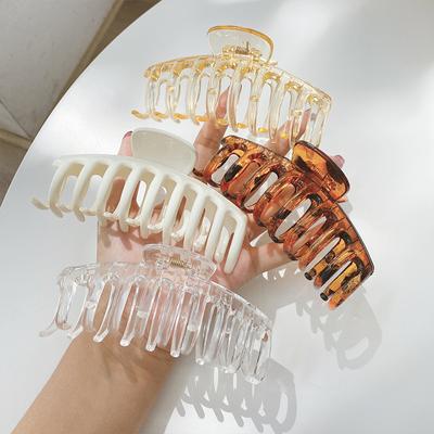 Nuevo Clip Grande para el Cabello para Mujer Pinza Cangrejo Barreta Niñas Cola de Caballo Pinzas para el Cabello Clip para Baño Accesorios para el Cabello de Moda Regalo Tocado