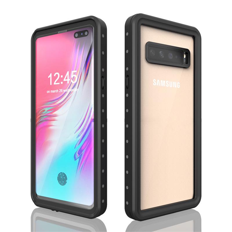 Red Pepper Anti-Slip Diving Protective Case with Fingerprint Unlock for Samsung S10/S10 Plus