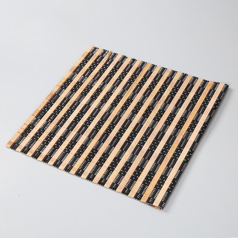 

Бамбуковые салфетки для стола Подставка под китайскую чашку Изоляционный водонепроницаемый коврик Коврики для стола Кухонные принадлежности Натуральный бамбук Ручная работа XS