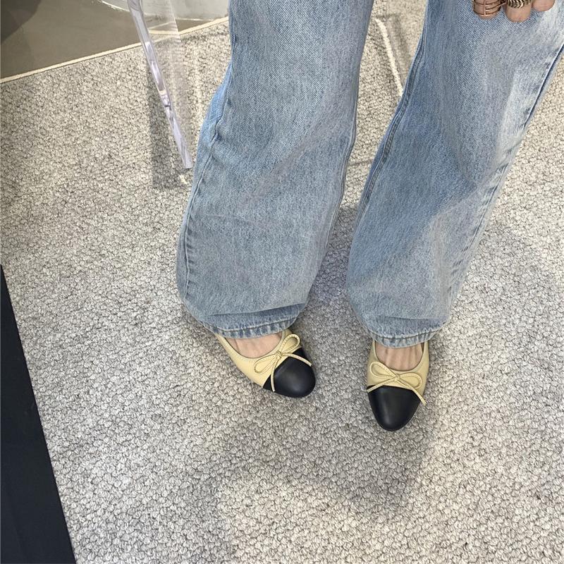 New Butterfly-knot Women Loafer Shoes Fashion Shallow Slip on Ladies Comfort Soft Sole Flats Spring Women's Comfort Shoes