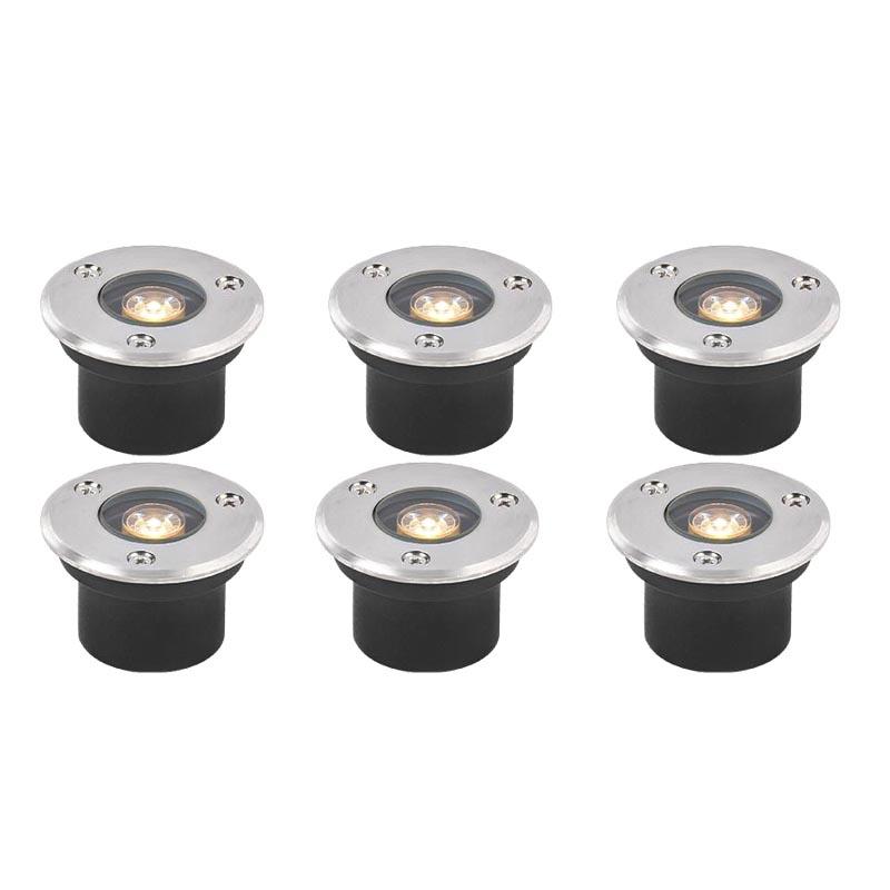 

Уличный водонепроницаемый садовый прожектор 220 В светодиодный подземный светильник для лестницы, палубное освещение, наружное светодиодное ландшафтное освещение для террасы 4000K AC85-265V