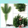 Lifelike Pine Branches Artificial Plants For Christmas Diy Party Decorations