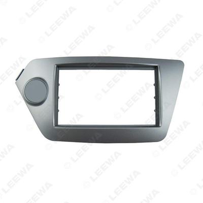 Kia Grand Carnival K2 (2011-2015) Doppel-DIN Audio-Blende, Hochglanzschwarz/Grau