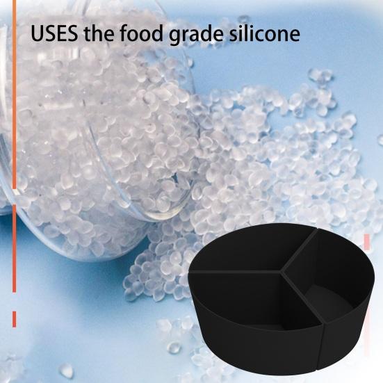 6-Quart Slow Cooker Liner Multiple Grids Leakproof Dishwasher Safe Silicone Slow Cooker Divider Cooking Liner Kitchen Accessories