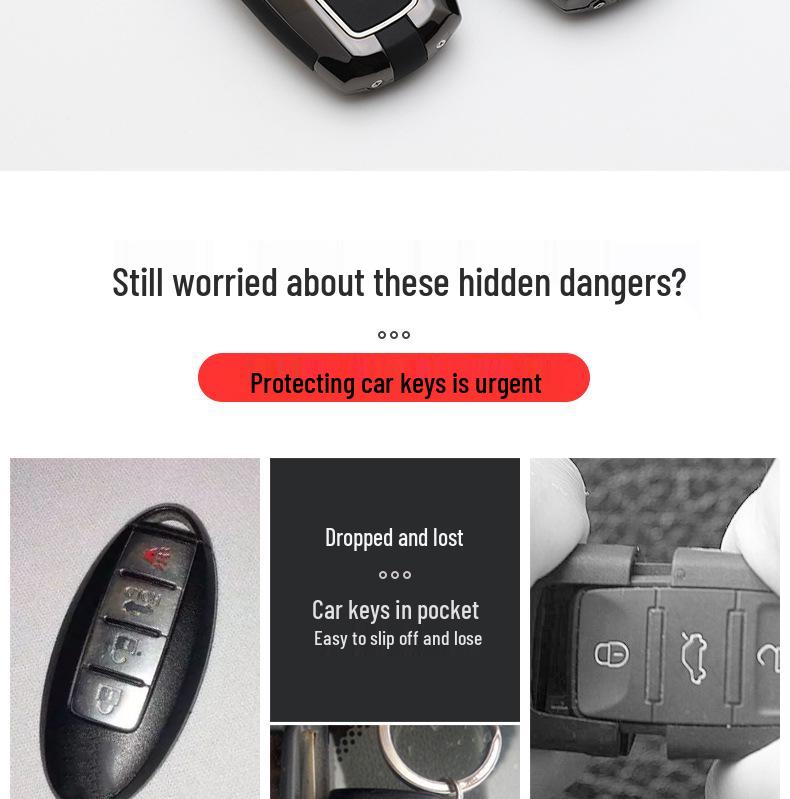 Stylish Great Wall Cannon Car Key Bag with Buckle Shell for Personalized Decoration