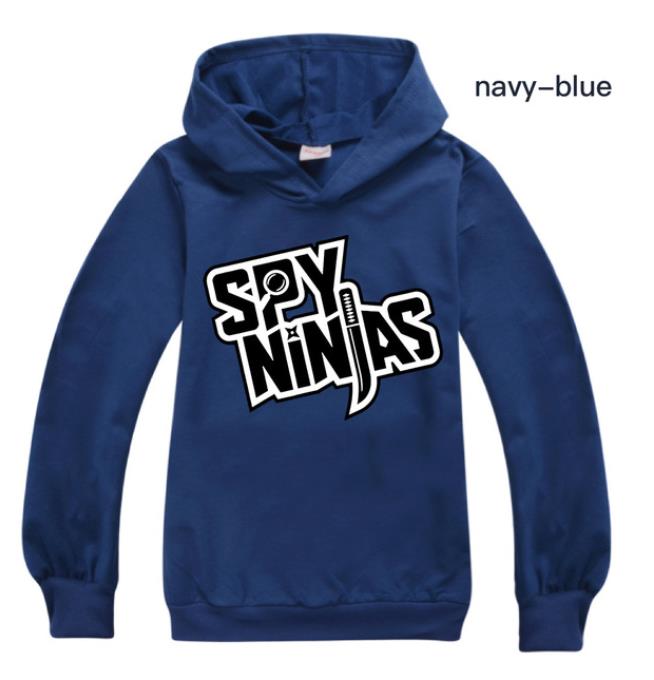 Nye Spy Ninjas Børnetøj Bomuld Hættetrøje Streetwear Sweatshirt Tegneserie Pullover Hip Hop Teenager Drenge Piger Tøj