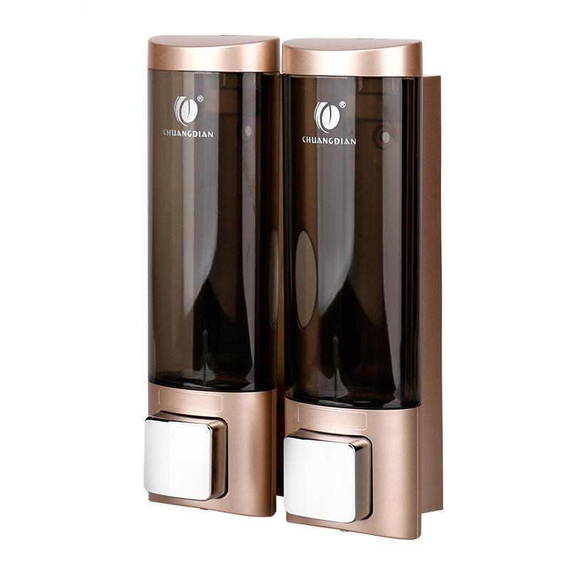 Dozownik mydła montowany na ścianie, podwójna łazienka, hotelowy szampon, balsam, płyn do rąk, dozownik mydła