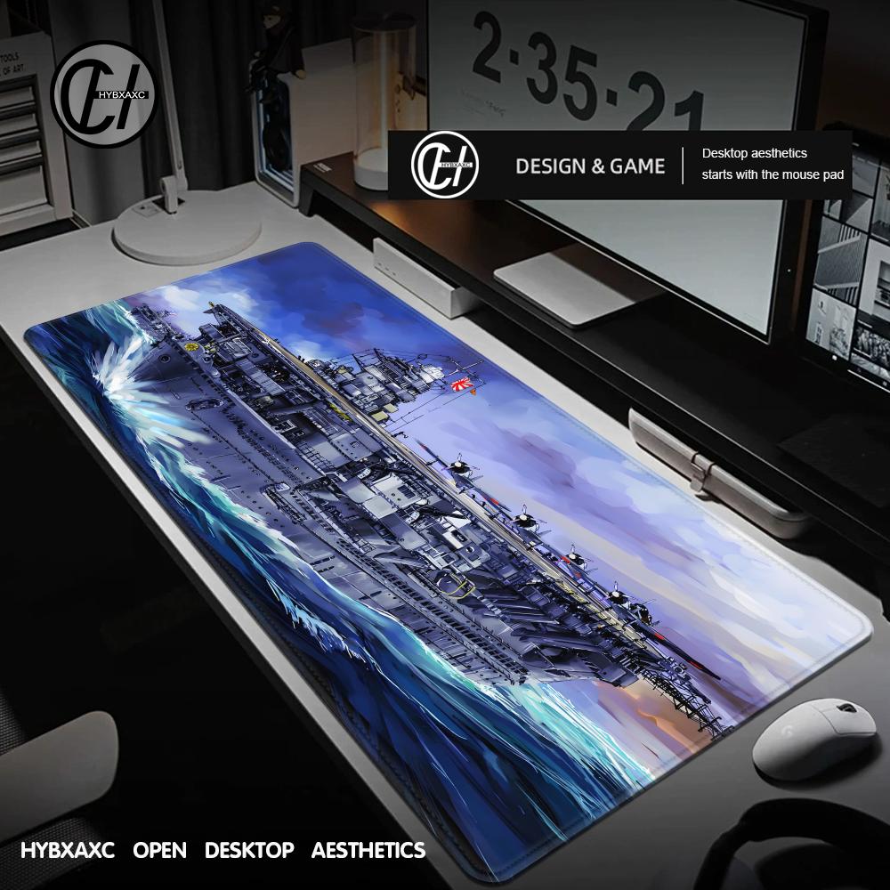 Aircraft Mousepad Large Gaming Mouse Pad LockEdge Thickened Computer Keyboard Table Desk Mat