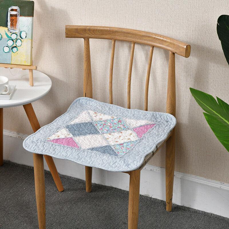 Podložka na židli s kravatami Polštář na židli Farmhouse Květinová kuchyně Jídelní sedák G