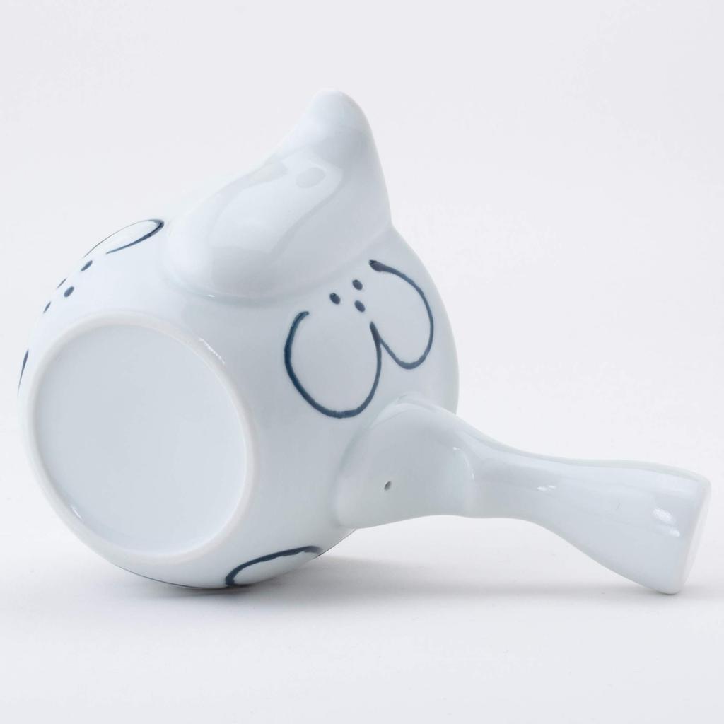 Hasami Ware Sparrow-mouth Teapot with Floral Pattern (with Super Stainless Steel Tea Strainer) 73457