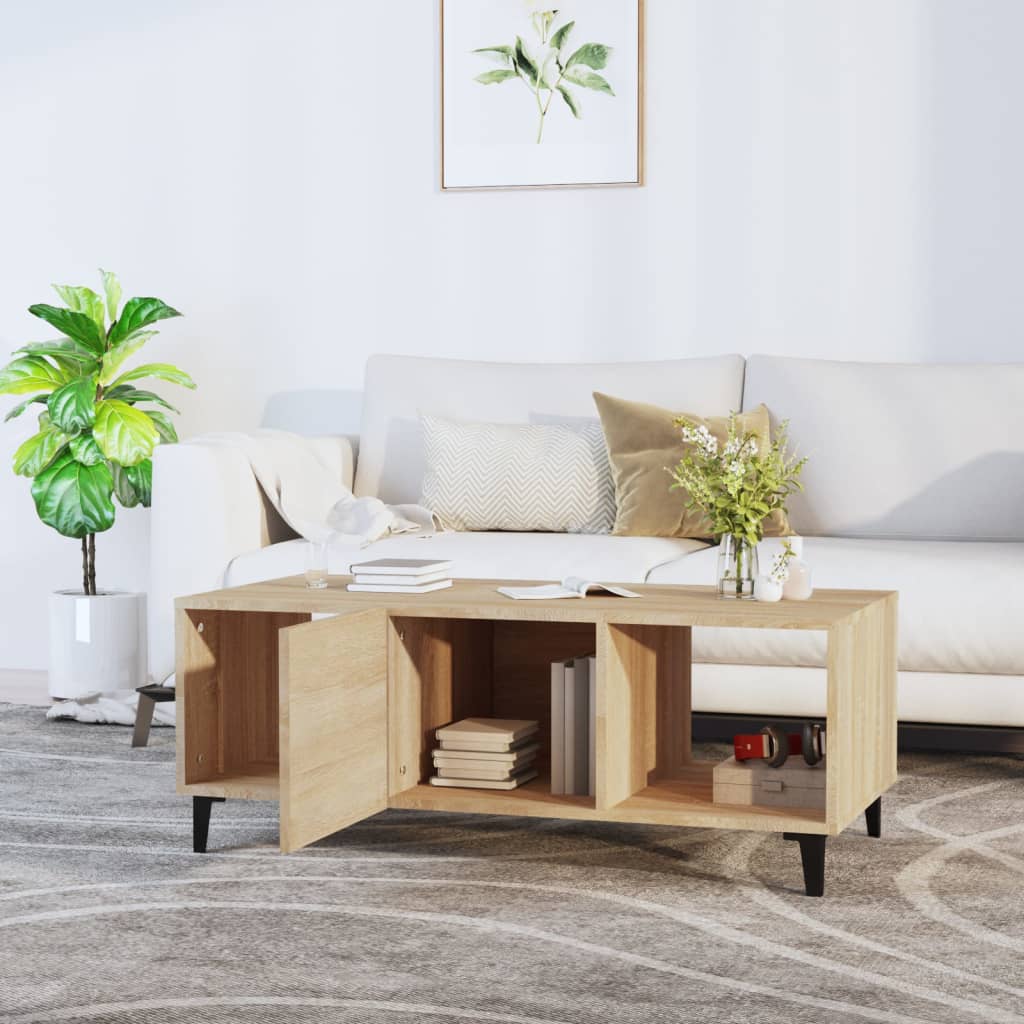 Coffee Table, Sonoma Oak, 102x50x40cm, Wood-based Material