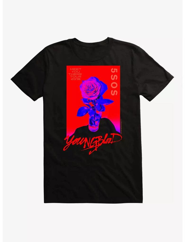 5 Seconds Of Summer Everyones A Star T-Shirt Unisex Oversized Rundhals Kurzarm Shirt Bequeme Sommer Outdoor Tops T-Shirts