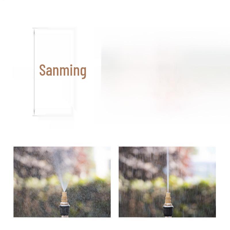 Fine Mist High-Pressure Copper Nozzle for Dust Control and Cooling In Construction and Agriculture