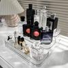 Acrylic Perfume Organizer Stand Transparent Display Cosmetic Storage Box Desktop Three-tier Ladder Shaped Organizer Holder