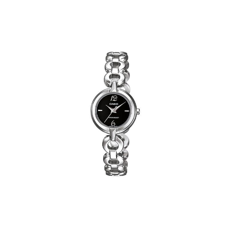 

Casio General Series Life Waterproof Quartz Movement Stainless Steel Strap Japanese and Korean Watch Women s Watch Black Dial LTP-1349D-1C чёрный