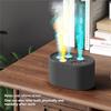 -November Flame Diffuser With Intelligent Control 7-Hole Streamer Humidifier For Desktop For Bedroom With Dynamic Lighting