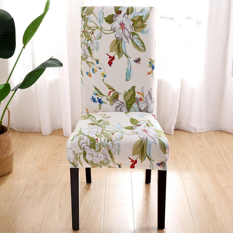 Stretch-Stuhlbezug für Esszimmerstühle, schmutzabweisend, Sitzbezug für Wohnzimmer, Hochzeit, Küche, Hotel, Zeremonie, Bankett, Büro, abnehmbar