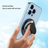 Electroplated Magnetic Metal Folding Phone Ring Holder Durable Rotating Ring Magnet Strong Magnetic Holder For Apple Phones