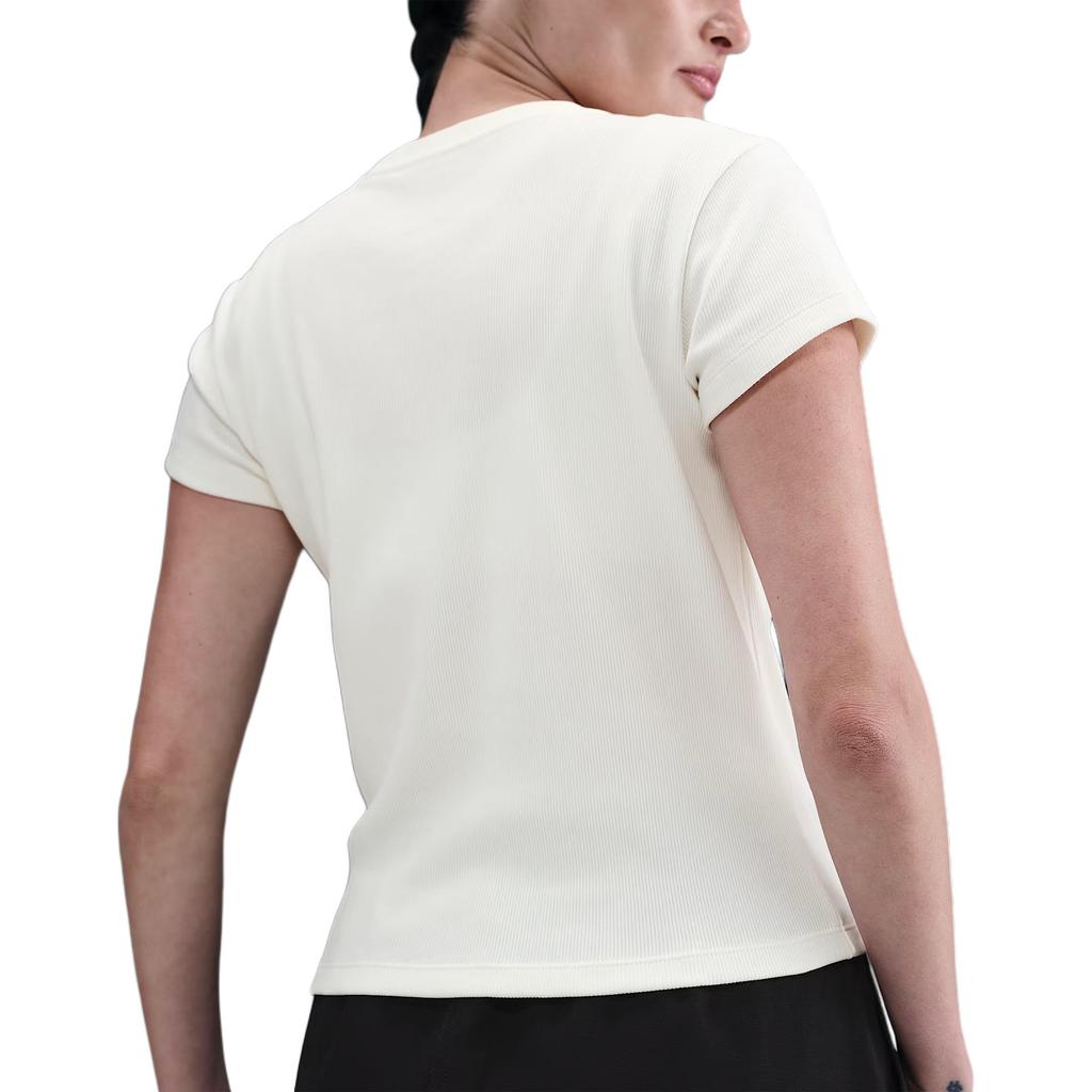 Nike T-shirt Uni Coupe Ajustée Col Rond Manches Courtes Femme tops HV4995-133